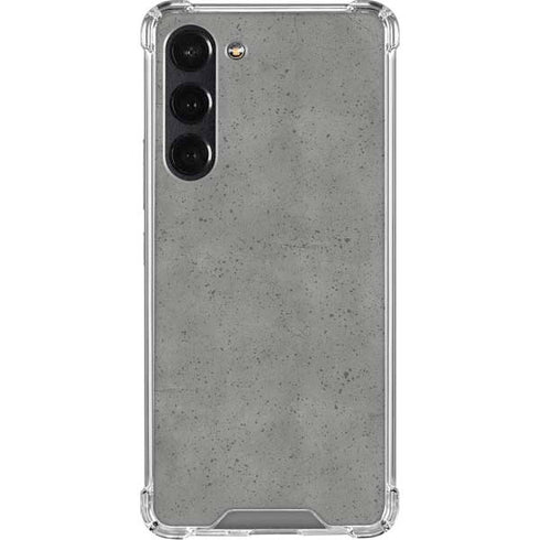 Speckle Grey Concrete Galaxy S24 FE Clear Case